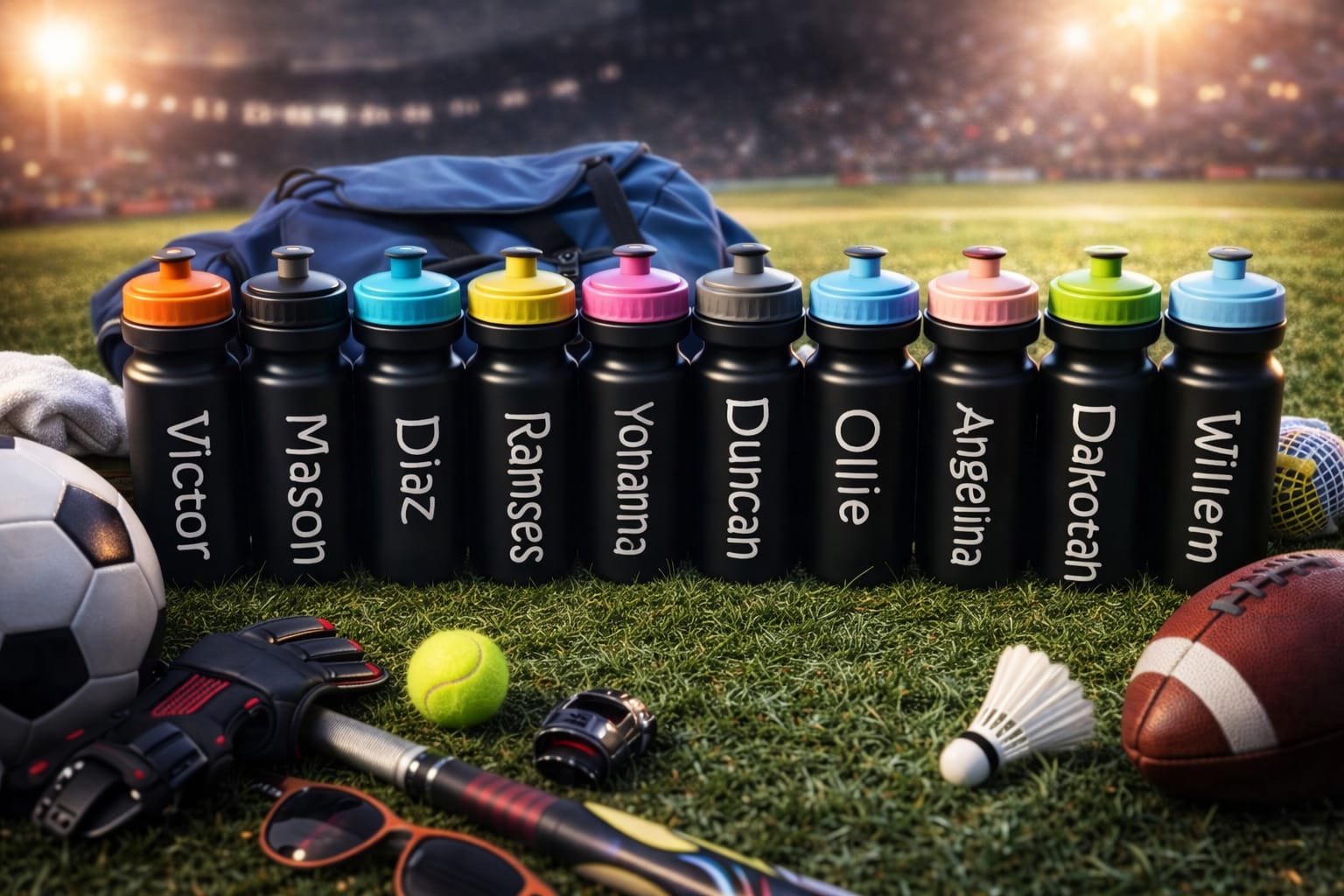 (Naam)sticker – 1&nbsp;kleur – effen