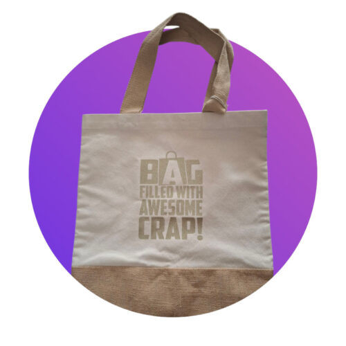 Tas "Bag filled with awesome crap!"