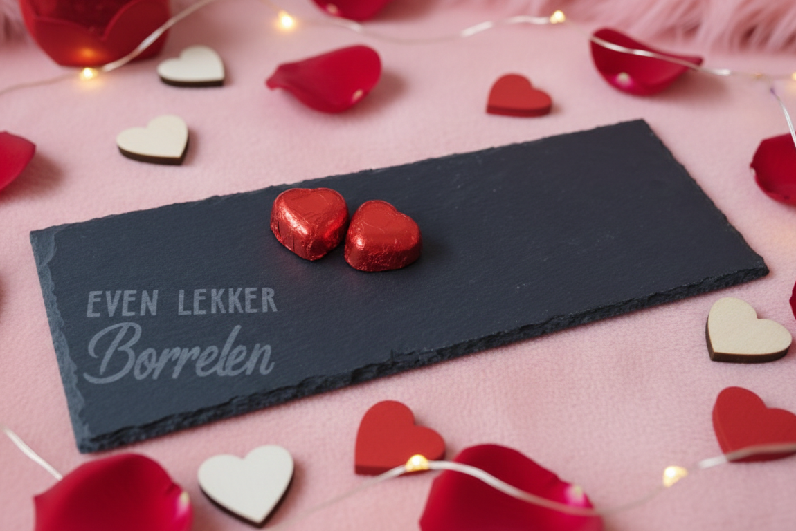 Leisteen borrelplank – Gepersonaliseerd